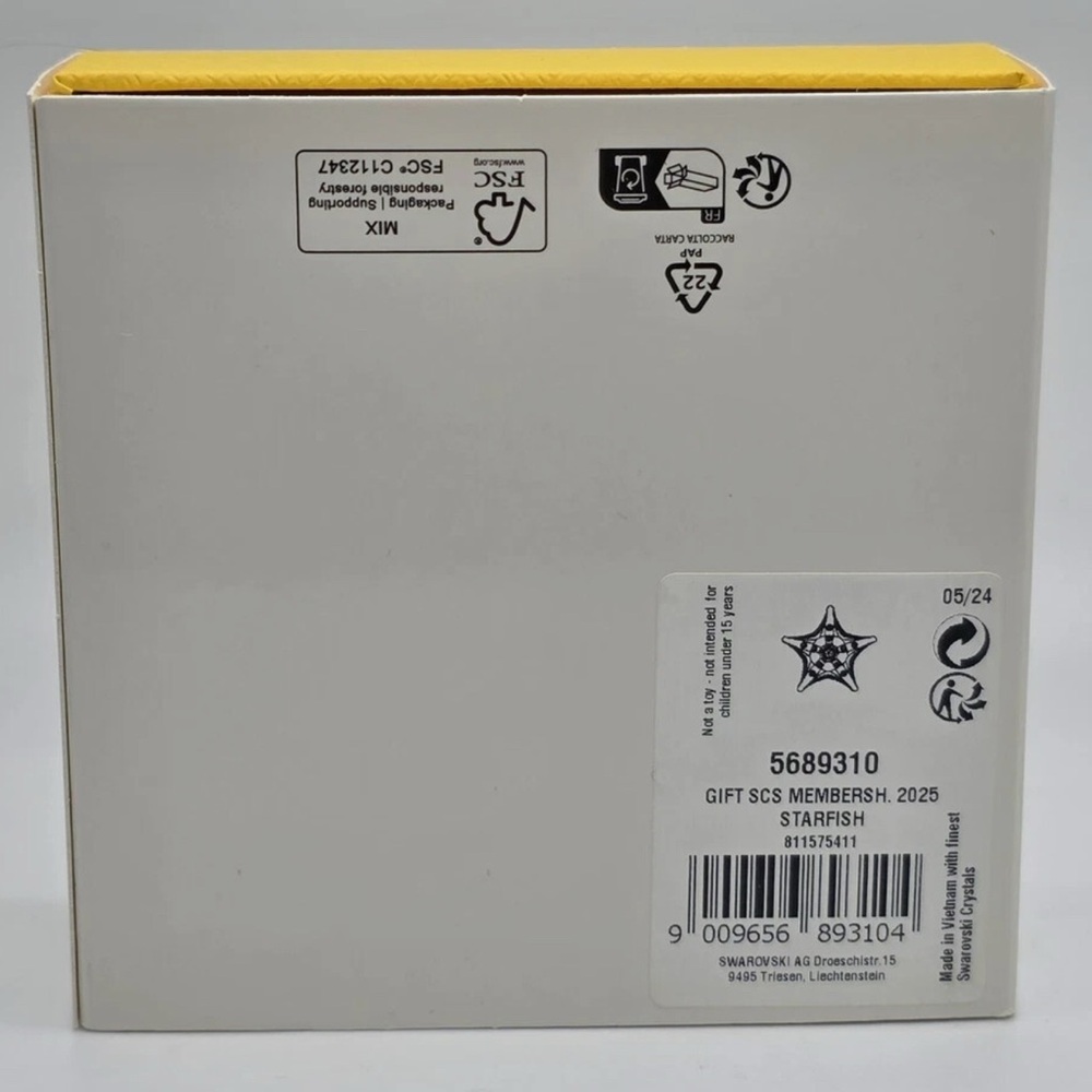 Swarovski 2025 Yellow Starfish SCS Exclusive! - Picture 4 of 5